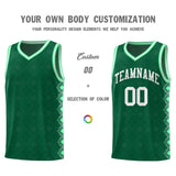 Custom Kelly Green Side Blocks Sports Uniform Basketball Jersey
