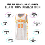 Custom White Side Blocks Sports Uniform Basketball Jersey