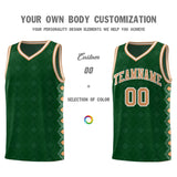 Custom Kelly Green Side Blocks Sports Uniform Basketball Jersey