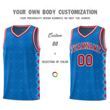 Custom Royal Side Blocks Sports Uniform Basketball Jersey