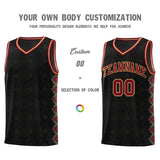 Custom Black Side Blocks Sports Uniform Basketball Jersey