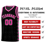 Custom Black Side Blocks Sports Uniform Basketball Jersey