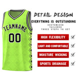 Custom Neon Green Side Blocks Sports Uniform Basketball Jersey