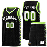 Custom Black Side Blocks Sports Uniform Basketball Jersey