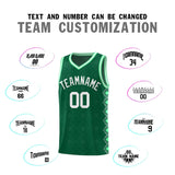 Custom Kelly Green Side Blocks Sports Uniform Basketball Jersey