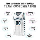 Custom White Side Blocks Sports Uniform Basketball Jersey