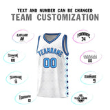 Custom White Side Blocks Sports Uniform Basketball Jersey