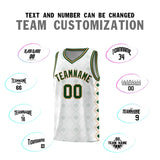 Custom White Side Blocks Sports Uniform Basketball Jersey