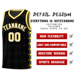 Custom Black Side Blocks Sports Uniform Basketball Jersey