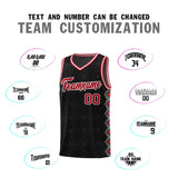 Custom Black Side Blocks Sports Uniform Basketball Jersey