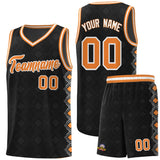 Custom Black Side Blocks Sports Uniform Basketball Jersey