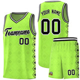 Custom Neon Green Side Blocks Sports Uniform Basketball Jersey