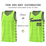 Custom Neon Green Side Blocks Sports Uniform Basketball Jersey