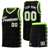 Custom Black Side Blocks Sports Uniform Basketball Jersey