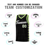 Custom Black Side Blocks Sports Uniform Basketball Jersey