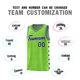 Custom Neon Green Side Blocks Sports Uniform Basketball Jersey