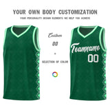 Custom Kelly Green Side Blocks Sports Uniform Basketball Jersey