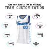 Custom White Side Blocks Sports Uniform Basketball Jersey