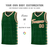 Custom Kelly Green Side Blocks Sports Uniform Basketball Jersey