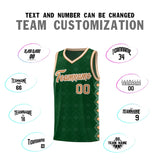 Custom Kelly Green Side Blocks Sports Uniform Basketball Jersey