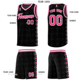 Custom Black Side Blocks Sports Uniform Basketball Jersey