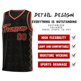 Custom Black Side Blocks Sports Uniform Basketball Jersey