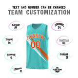 Custom Bright Green Diagonal Pinstripe Pattern Color Block Sports Uniform Basketball Jersey