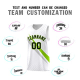 Custom White Diagonal Pinstripe Pattern Color Block Sports Uniform Basketball Jersey