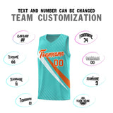 Custom Bright Green Diagonal Pinstripe Pattern Color Block Sports Uniform Basketball Jersey
