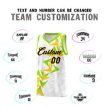 Custom White Boomerang Pattern Sets Basketball Jersey