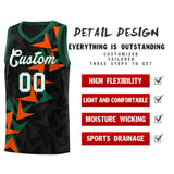 Custom Black Boomerang Pattern Sets Basketball Jersey