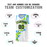 Custom White Boomerang Pattern Sets Basketball Jersey