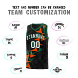 Custom Black Boomerang Pattern Sets Basketball Jersey