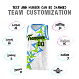 Custom White Boomerang Pattern Sets Basketball Jersey