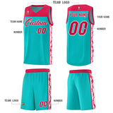 Custom Bright Green Side Pattern Sports Uniform Basketball Jersey