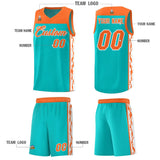 Custom Bright Green Side Pattern Sports Uniform Basketball Jersey