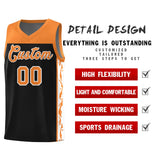 Custom Black Side Pattern Sports Uniform Basketball Jersey