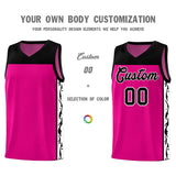 Custom Red Side Pattern Sports Uniform Basketball Jersey