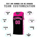 Custom Black Side Pattern Sports Uniform Basketball Jersey