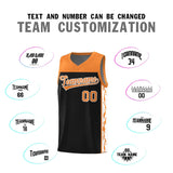 Custom Black Side Pattern Sports Uniform Basketball Jersey