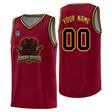 VVHL Crimson S7-Angry-Byrds Tops Basketball Jersey