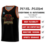 VVHL Black S7-Angry-Byrds-2 Tops Basketball Jersey