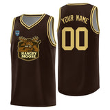 VVHL Brown S7-HANGRY-MOOSE-1 Tops Basketball Jersey