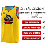 VVHL Gold S7-Himmytown-huskies-1 Tops Basketball Jersey