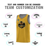 VVHL Old Gold S7-Philly-Cheeseskates Tops Basketball Jersey