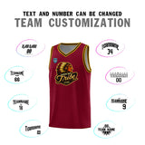 VVHL Crimson S7-Tampa-bay-tribe Tops Basketball Jersey