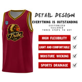 VVHL Crimson S7-Tampa-bay-tribe Tops Basketball Jersey