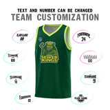 VVHL Green S7-Sewer-Kings-1 Tops Basketball Jersey