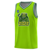 VVHL Neon Green S7-Sewer-Kings Tops Basketball Jersey