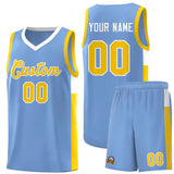 Custom Side Two-Tone Classic Sports Uniform Basketball Jersey Stitched Your Team Logo and Number